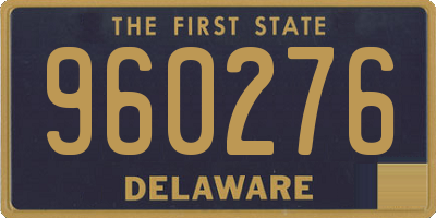 DE license plate 960276