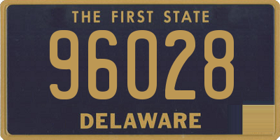 DE license plate 96028