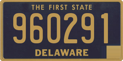 DE license plate 960291