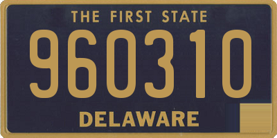 DE license plate 960310