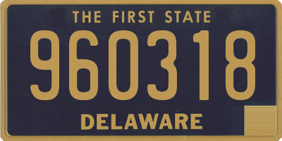 DE license plate 960318
