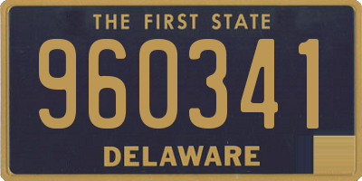 DE license plate 960341