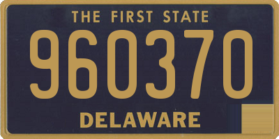 DE license plate 960370
