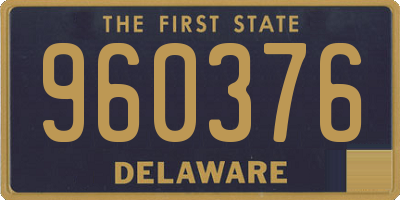 DE license plate 960376