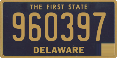DE license plate 960397