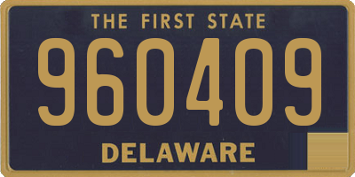 DE license plate 960409