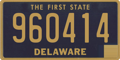 DE license plate 960414