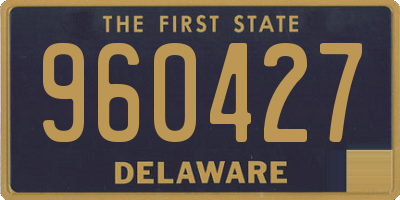 DE license plate 960427