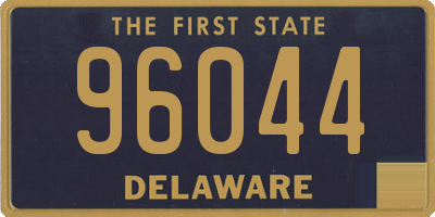 DE license plate 96044