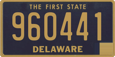 DE license plate 960441