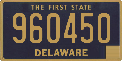 DE license plate 960450