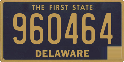 DE license plate 960464