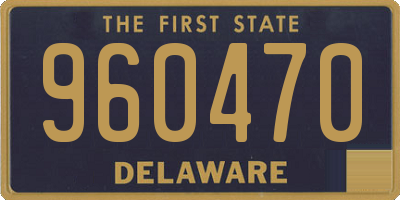DE license plate 960470