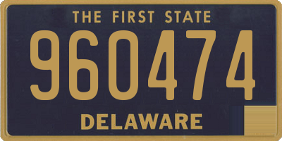 DE license plate 960474