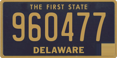 DE license plate 960477