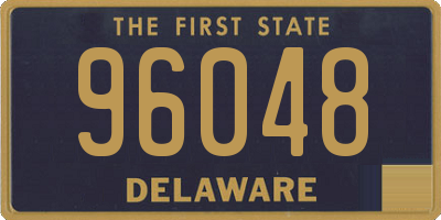 DE license plate 96048