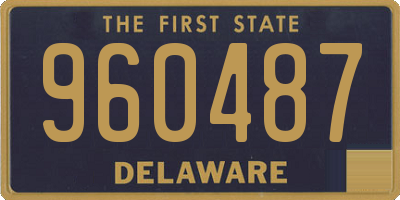 DE license plate 960487