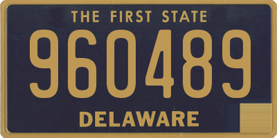 DE license plate 960489