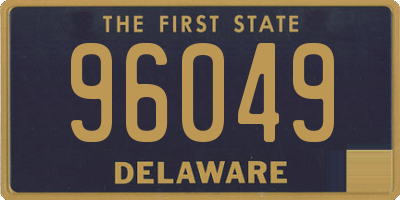 DE license plate 96049