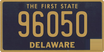 DE license plate 96050