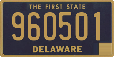 DE license plate 960501