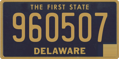 DE license plate 960507