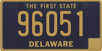 DE license plate 96051