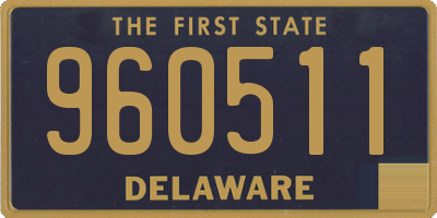 DE license plate 960511