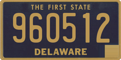 DE license plate 960512