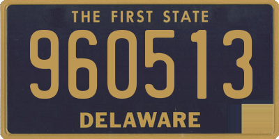 DE license plate 960513