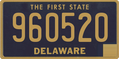 DE license plate 960520