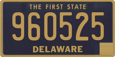 DE license plate 960525