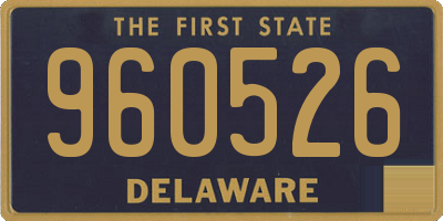 DE license plate 960526