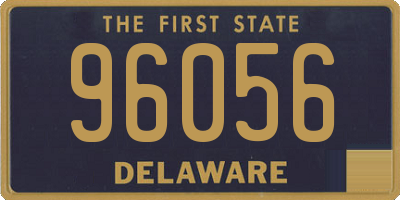 DE license plate 96056