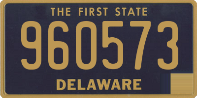 DE license plate 960573