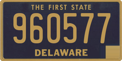 DE license plate 960577