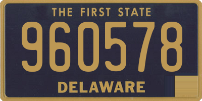 DE license plate 960578