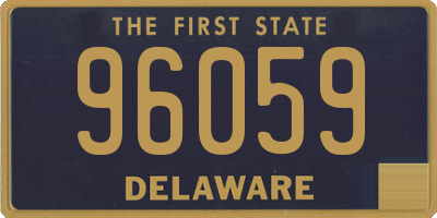 DE license plate 96059