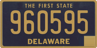 DE license plate 960595