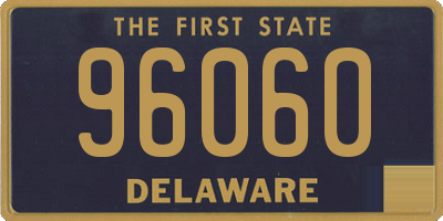 DE license plate 96060
