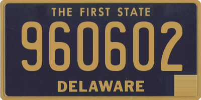 DE license plate 960602