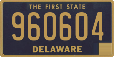 DE license plate 960604