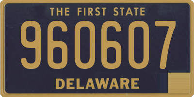 DE license plate 960607