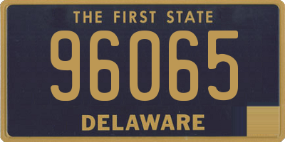 DE license plate 96065