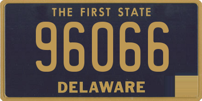 DE license plate 96066