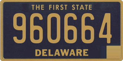 DE license plate 960664