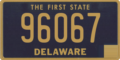 DE license plate 96067