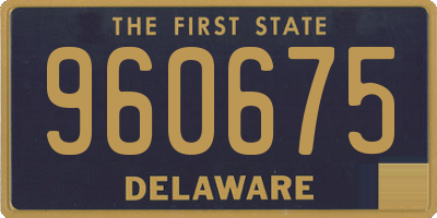 DE license plate 960675