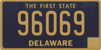 DE license plate 96069