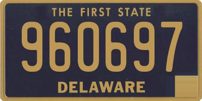 DE license plate 960697